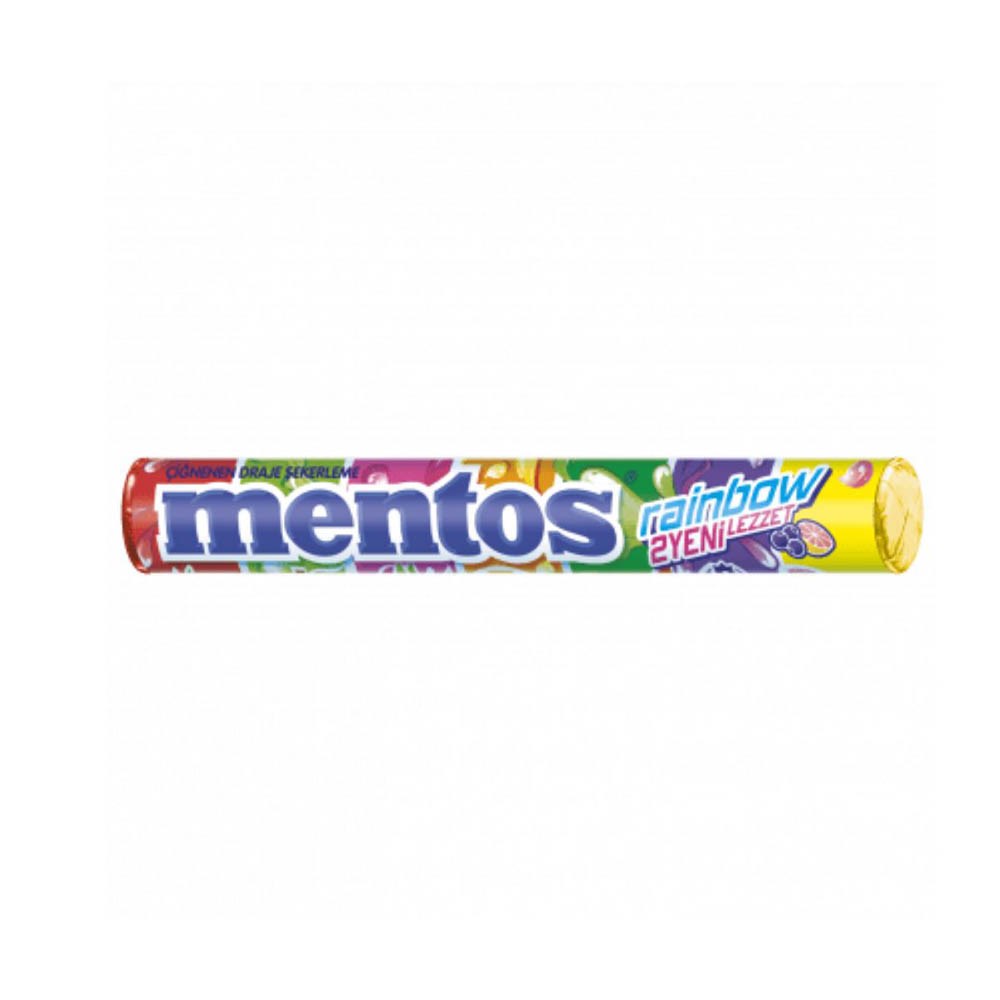 Mentos Şeker Stıck 37,5 Gr Rainbow