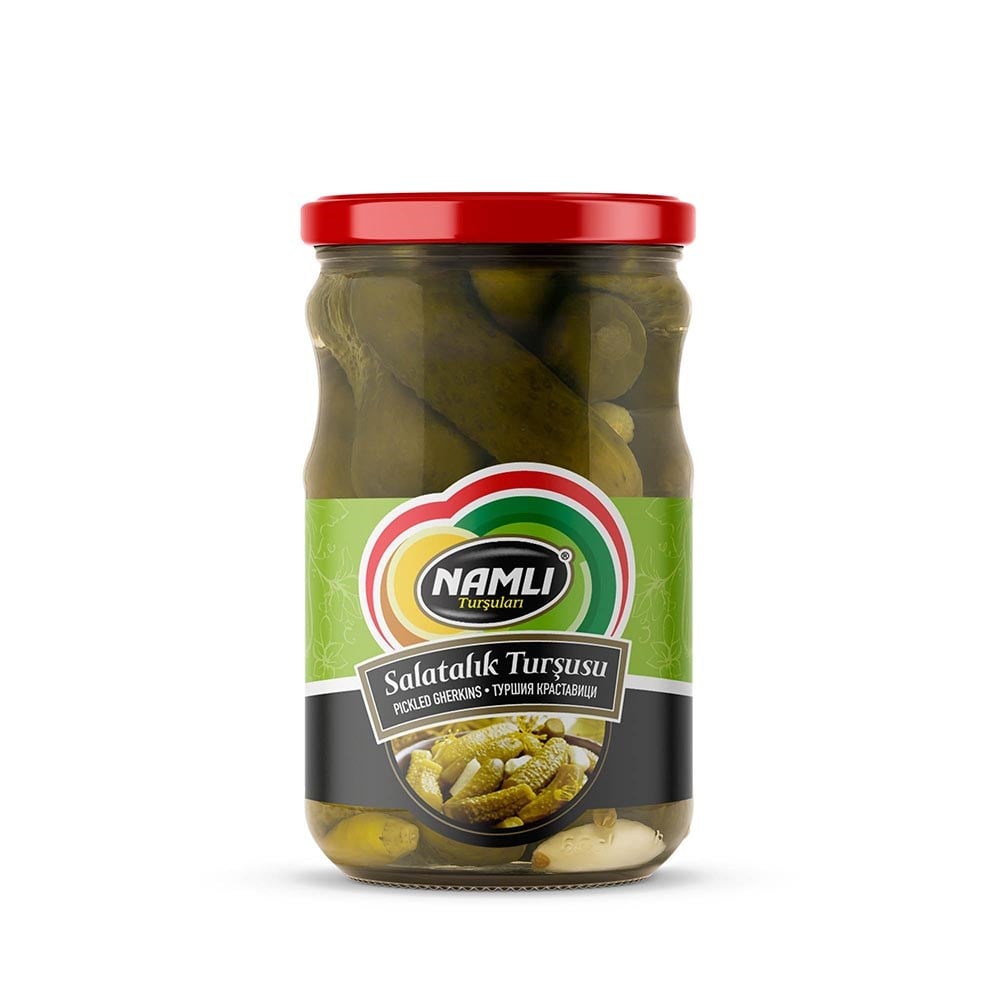 Namlı Turşu 650 Gr Salatalık Cam Bg