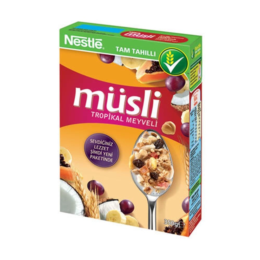 Nestle Müsli 350 Gr Kutu Tropikal Meyveli
