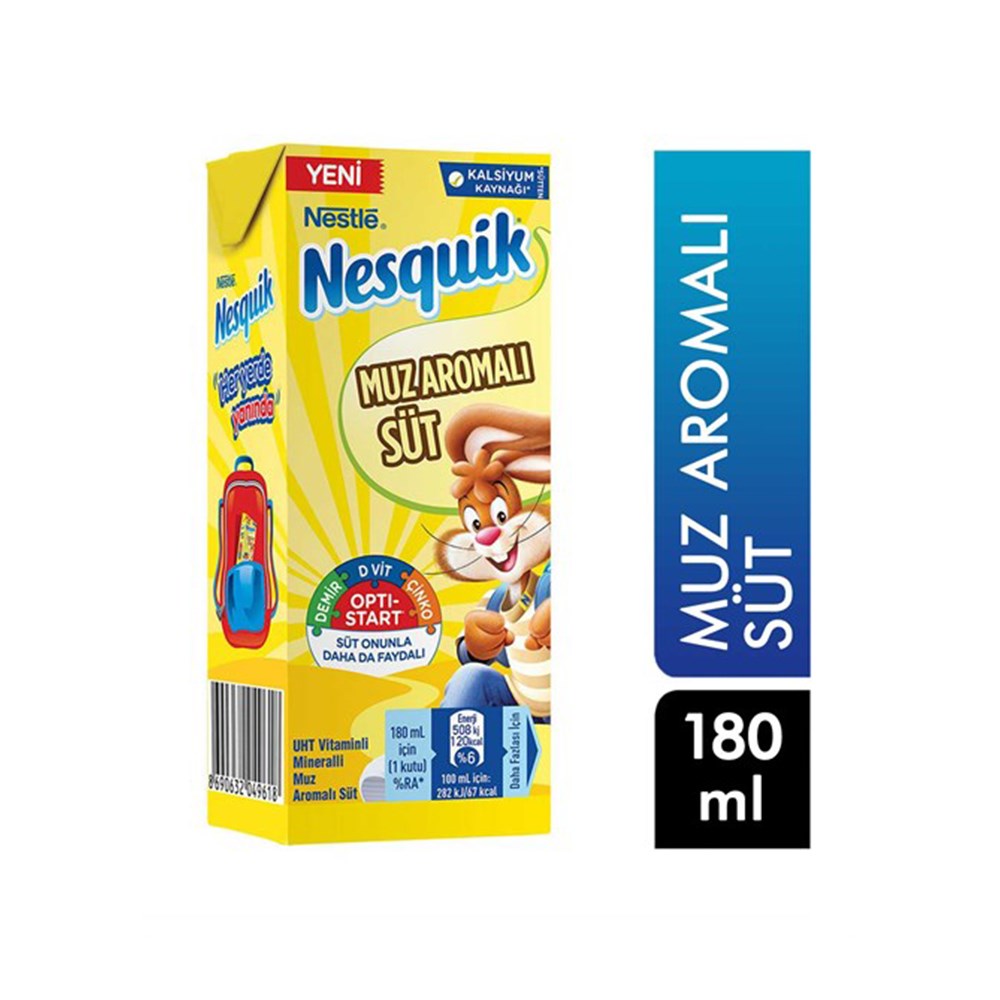 Nestle Nesguik Süt 180 Ml Muzlu