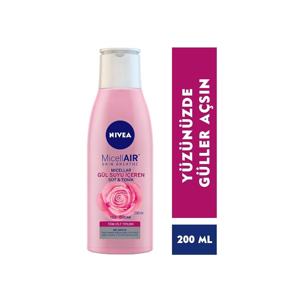 Nıvea Cilt Bakım 200 Ml Micellaır Yüz Tem.sütü Gül