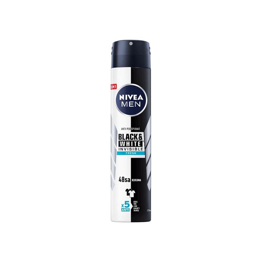 Nıvea Deo Sprey 200 Ml Erk Inv Black&whıte Fresh