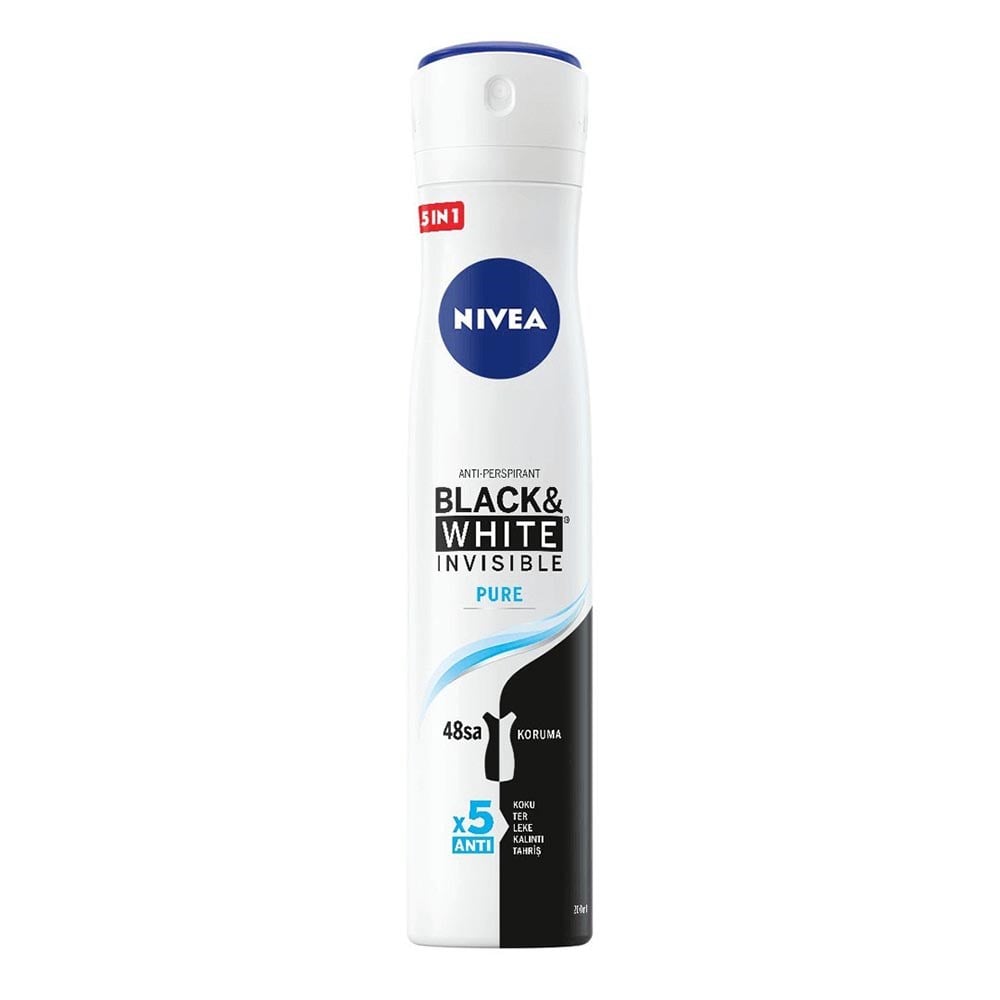 Nıvea Deo Sprey 200 Ml Kdn Inv Black&whıte Pure