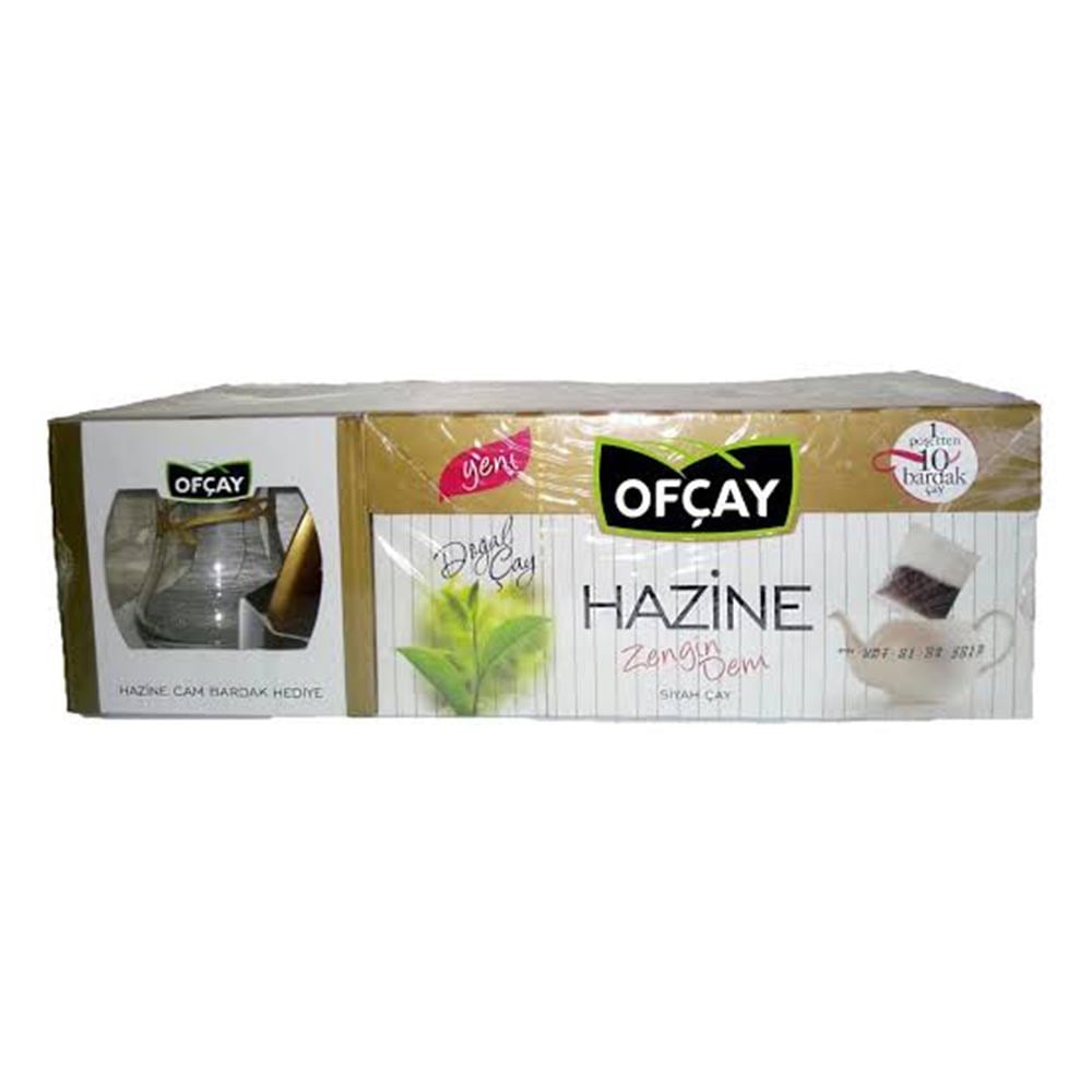 Ofçay Demlik 30 Adet Hazine + Bardak Hediyeli