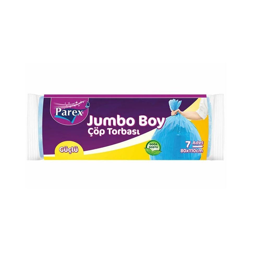 Parex Çöp Torbası Güçlü Jumbo 7 Adet 80x110