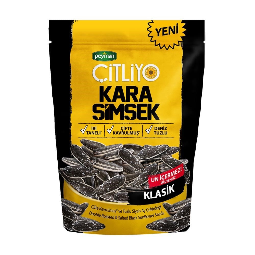 Peyman Çekirdek Çitliyo Kara Şimşek Klasik 120 Gr
