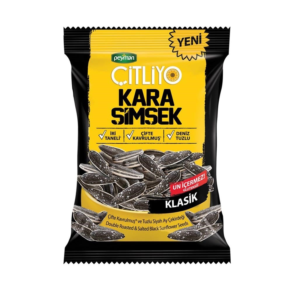 Peyman Çekirdek Çitliyo Kara Şimşek Klasik 77 Gr