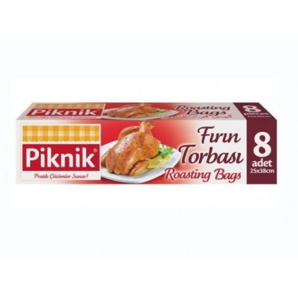 Piknik Yanmaz Fırın Torbası 8 Adet Kutu
