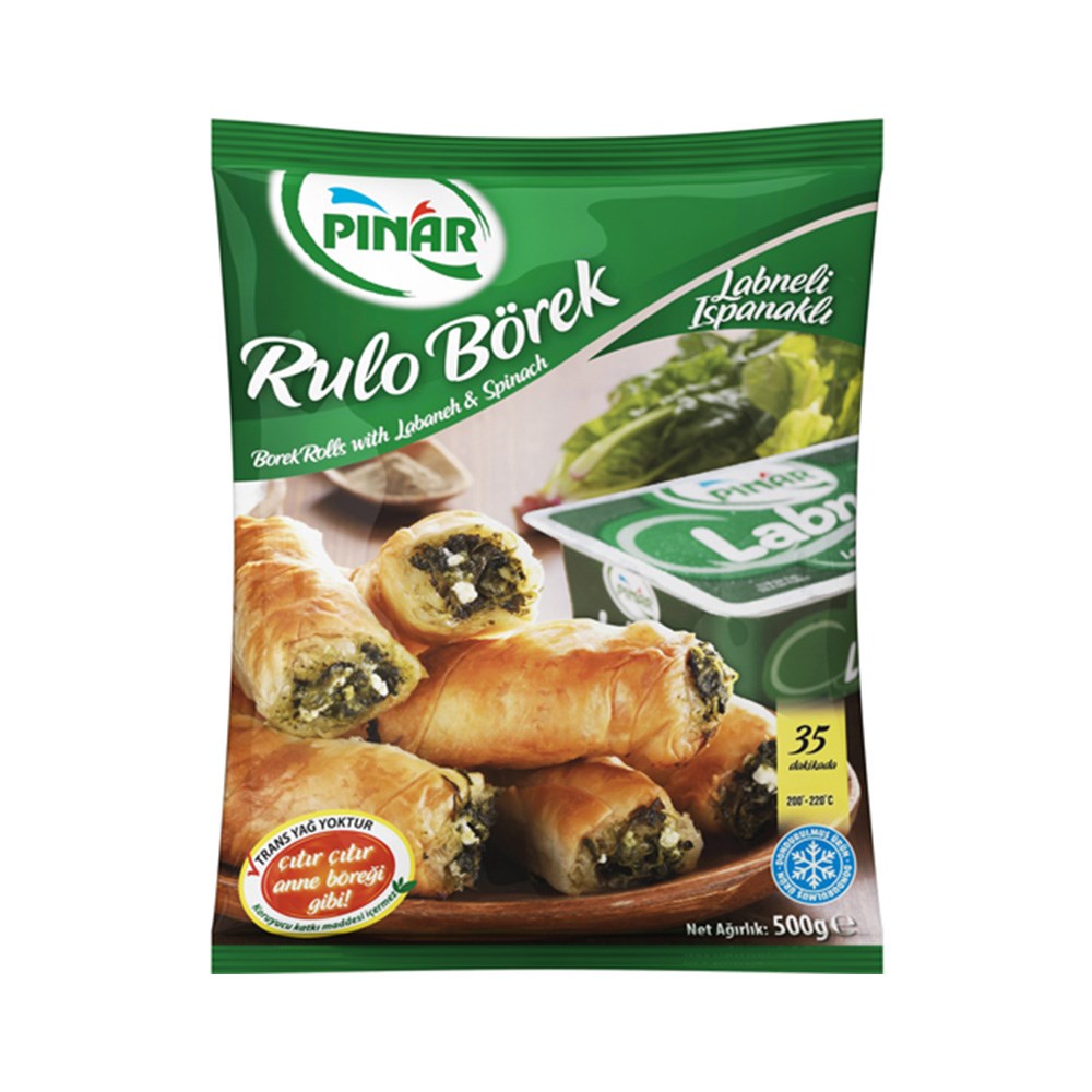 Pınar Don.rulo Börek 500 Gr Labneli-ıspanaklı