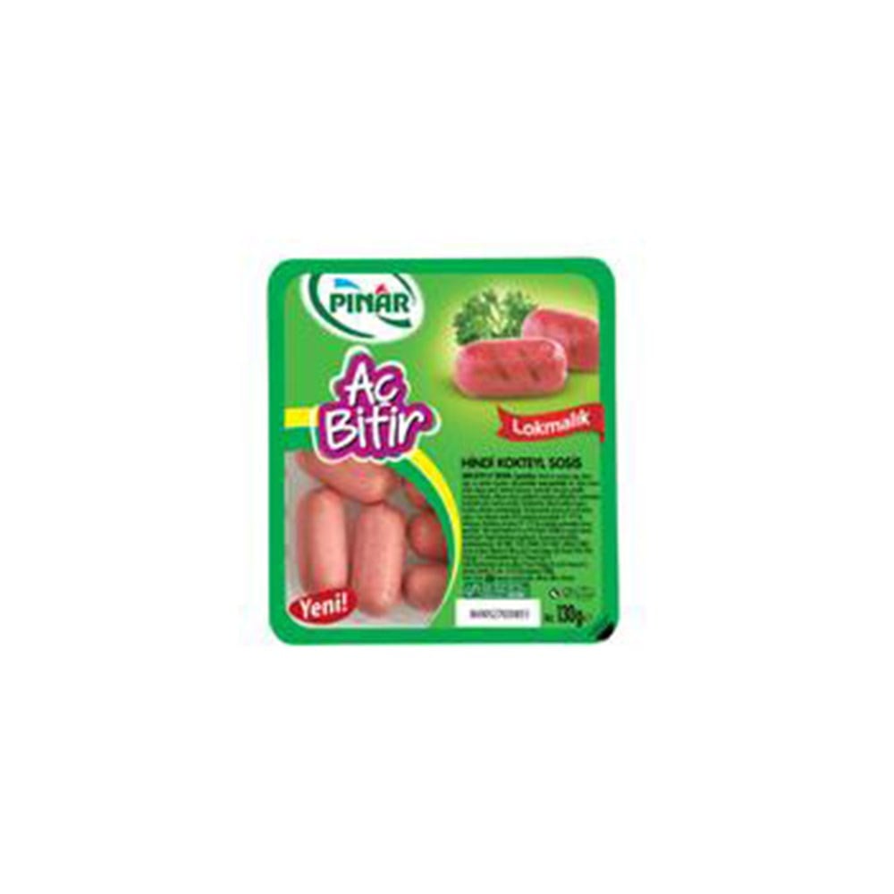 Pınar Sosis 130 Gr Hindi Aç Bitir