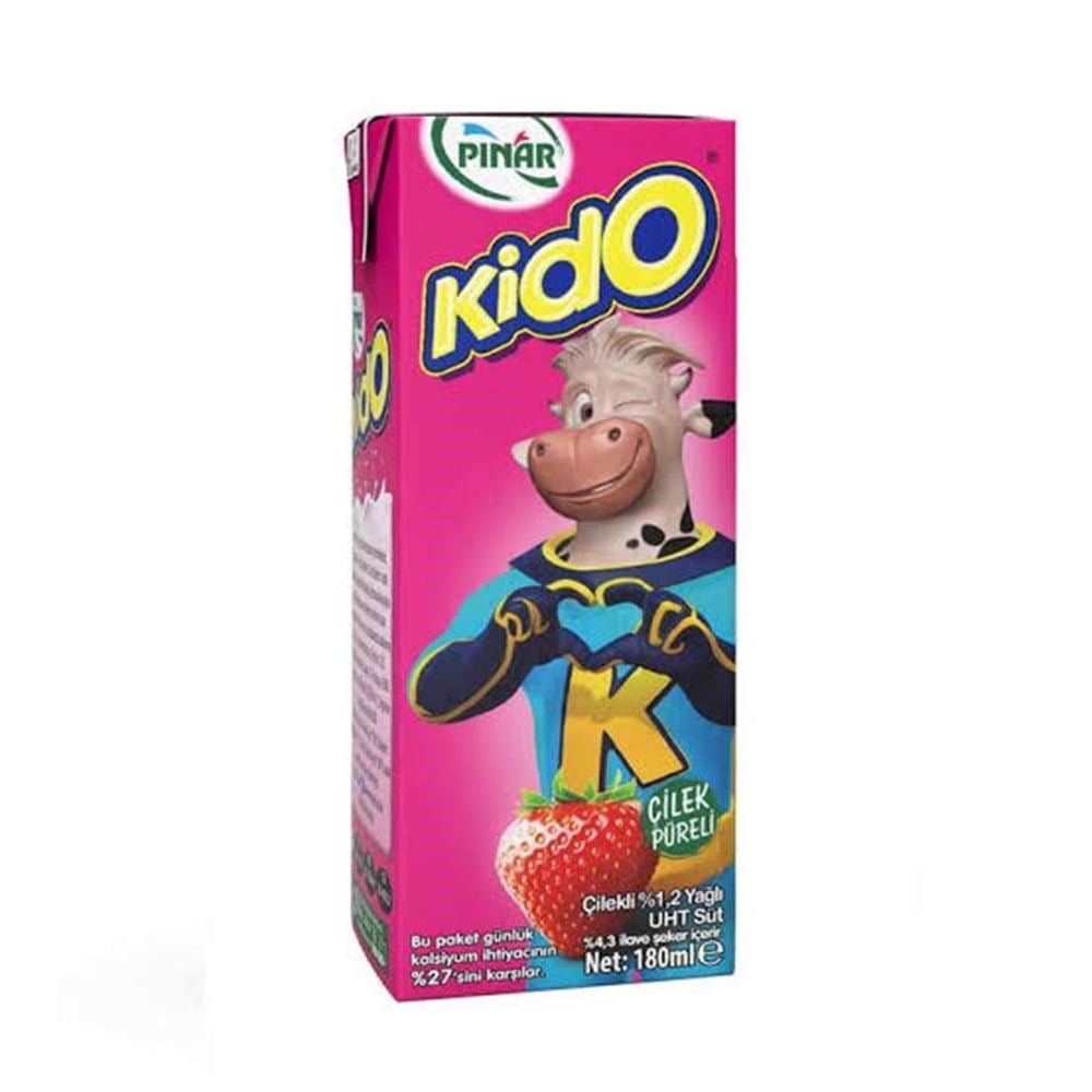 Pınar Süt 180 Ml Kido Çilekli