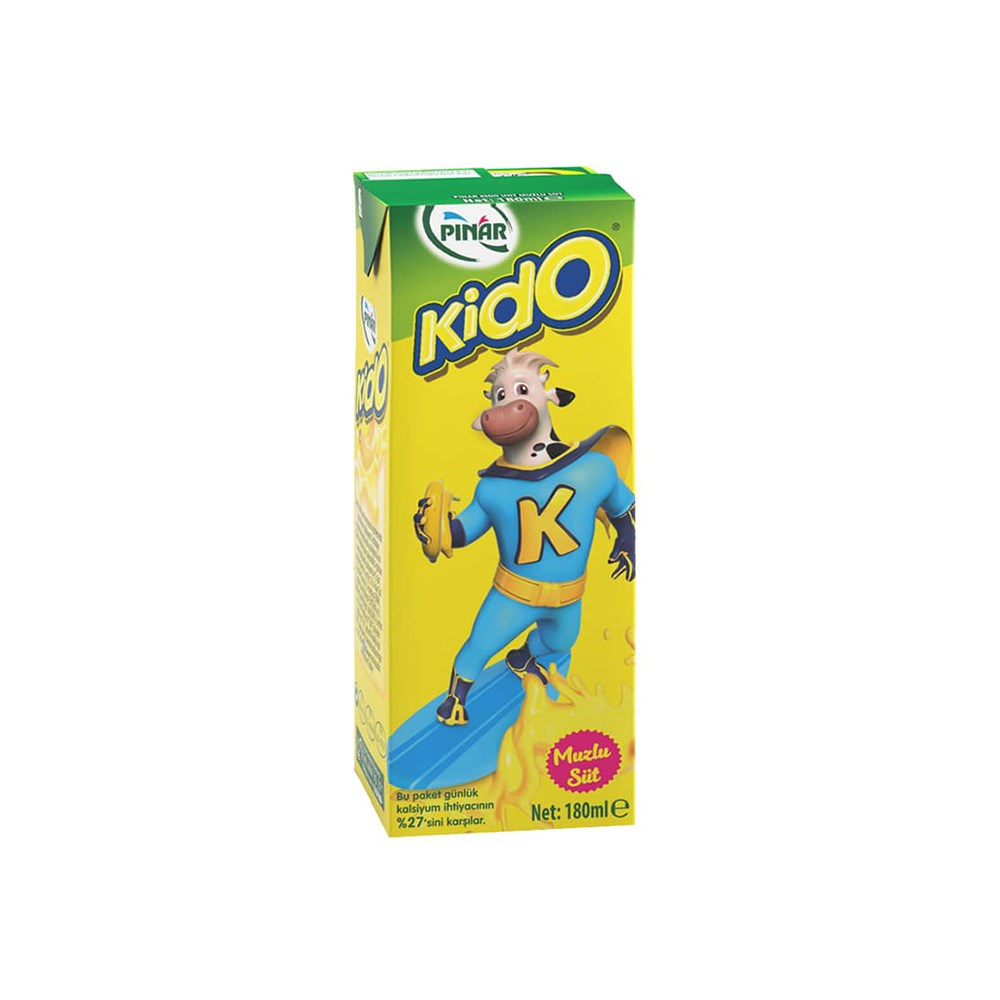 Pınar Süt 180 Ml Kido Muzlu