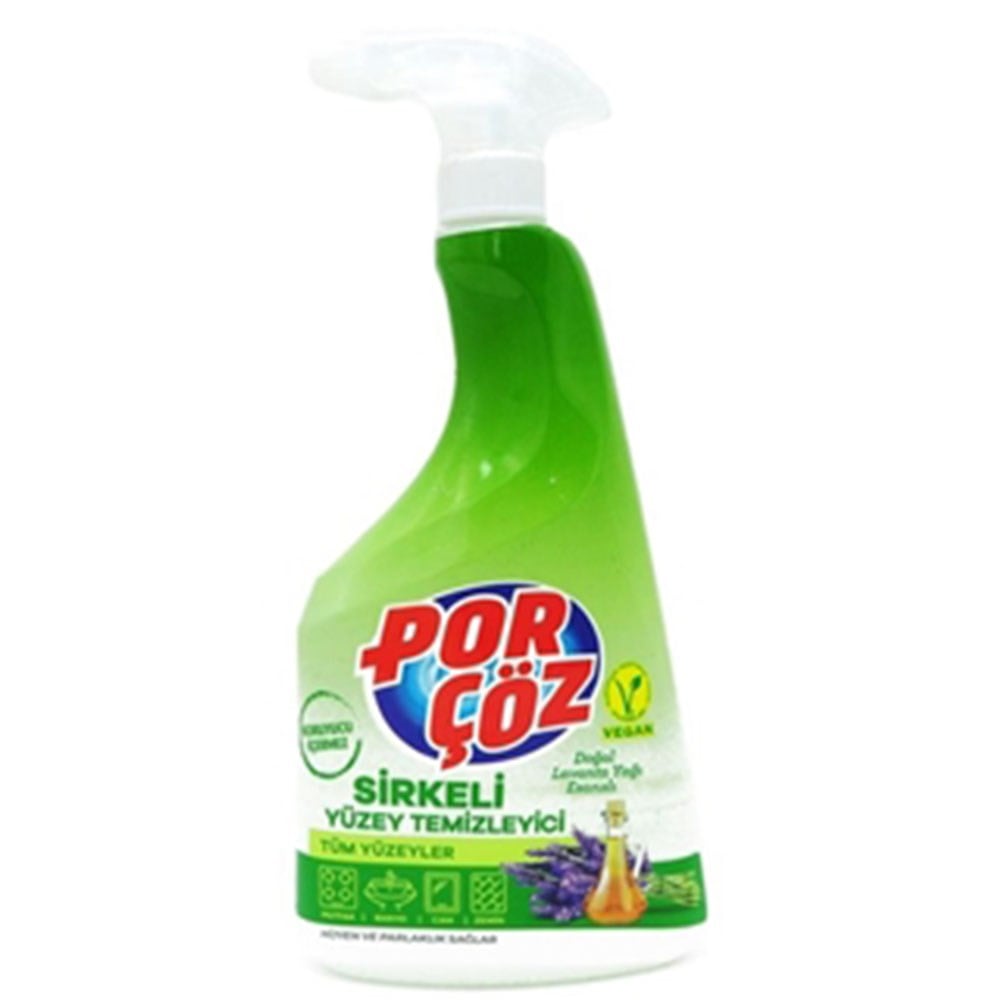 Porçöz 750 Ml Sprey Yüzey Temiz.sirkeli