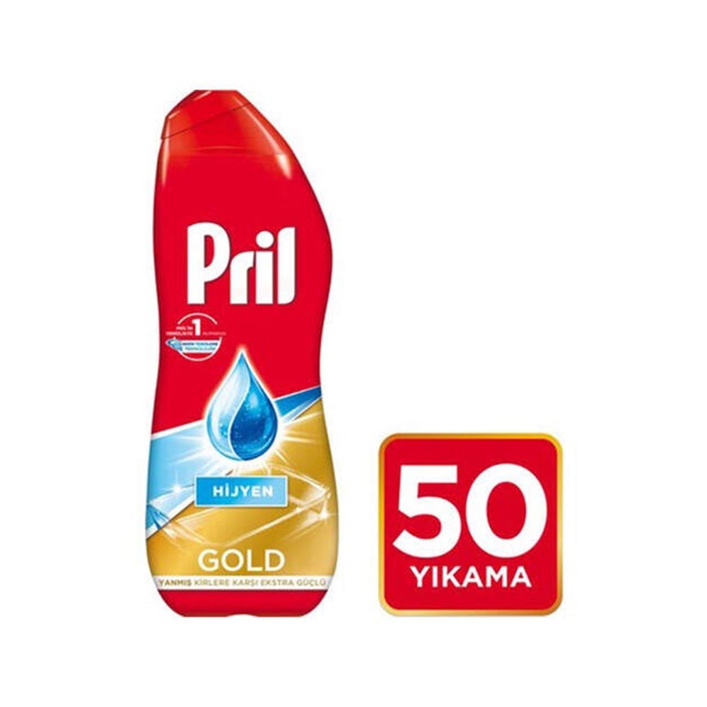Pril Gold Jel 50 Yıkama 900 Ml Hijyen
