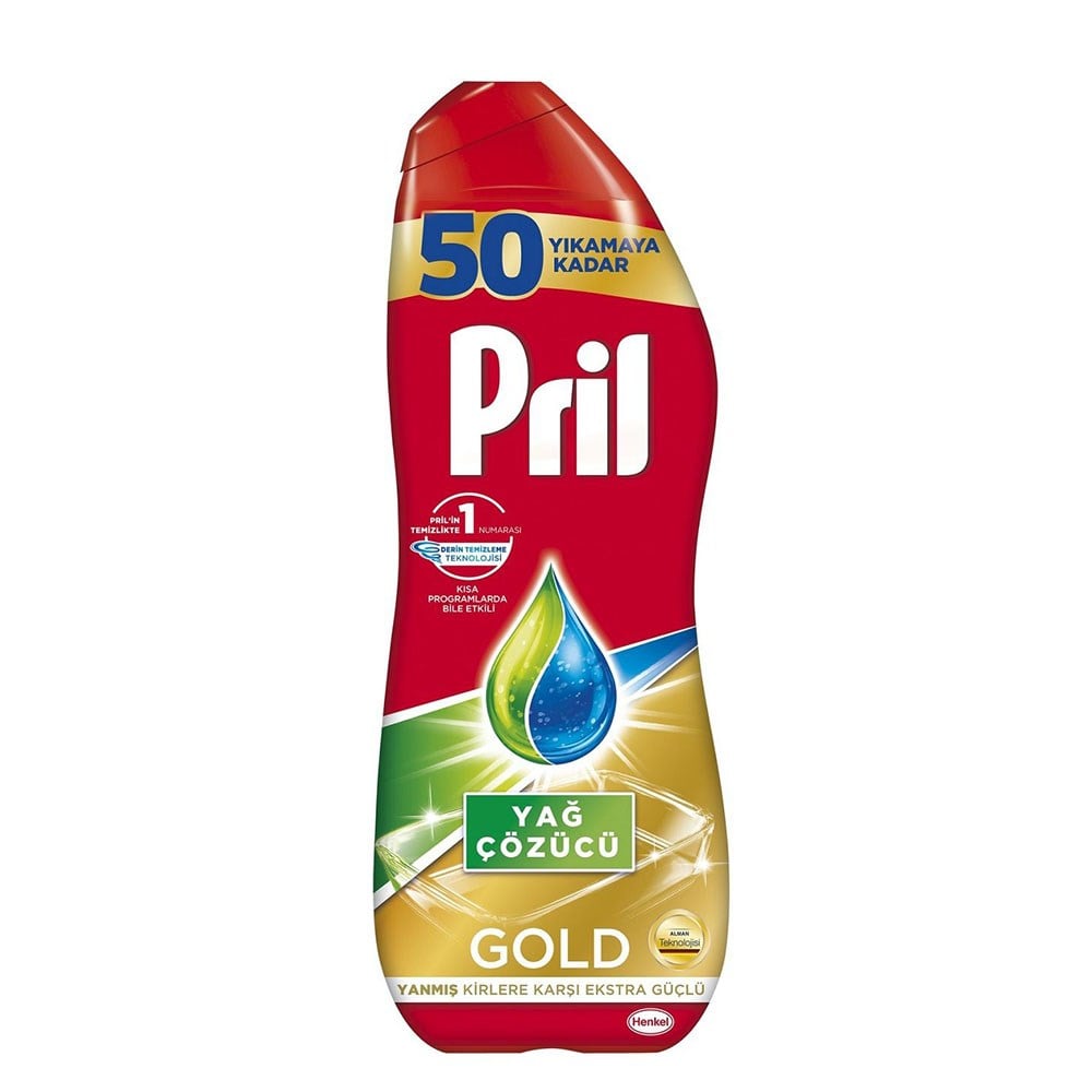 Pril Gold Jel 50 Yıkama Y Yağ Çözücü