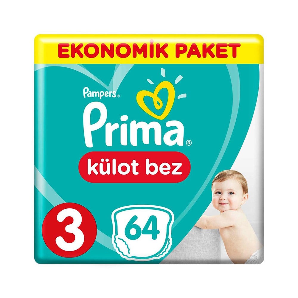 Prima Külot Bez Jumbo 3 (6-11 Kg) 64 Adet