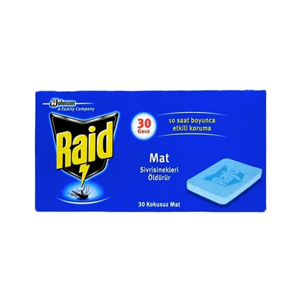 Raid Elektro Mat Tablet 30 Gece