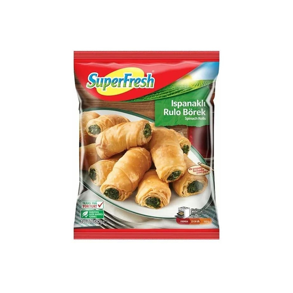 S.fresh Don.börek 500 Gr Rulo Ispanaklı