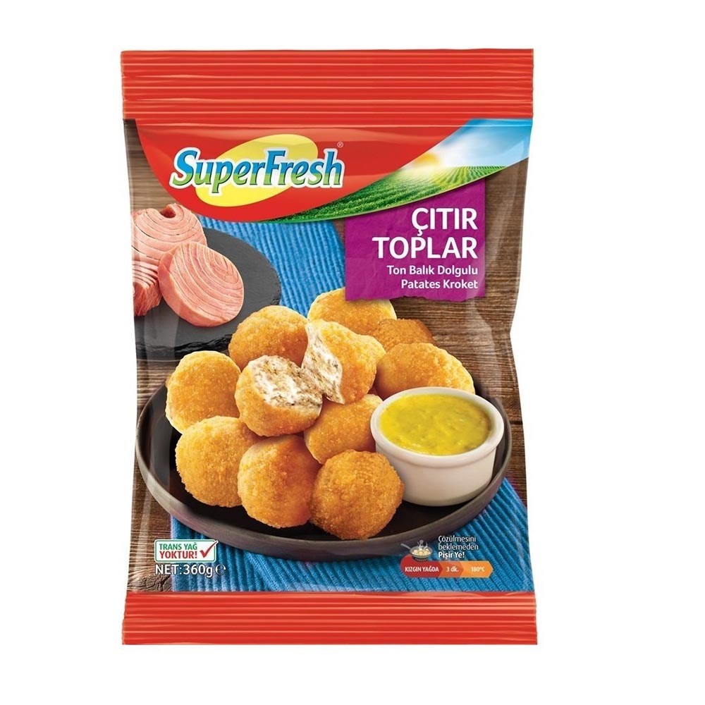 S.fresh Don.çıtır Topları 360 Gr Ton Balık Dol.