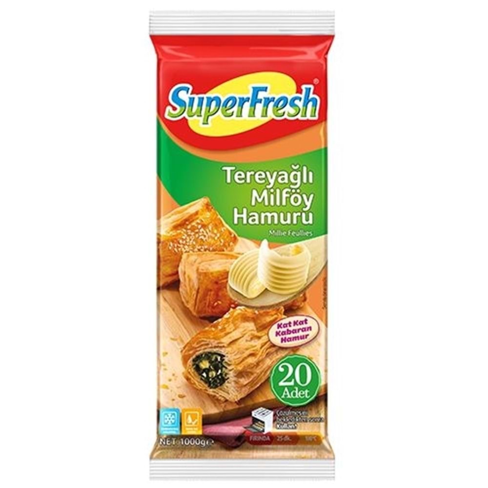 S.fresh Don.milföy 1 Kg Tereyağlı