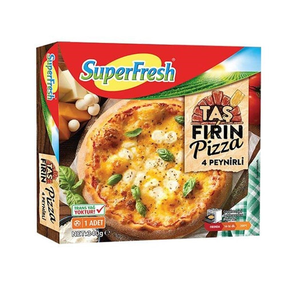 S.fresh Don.taş Fırın Pizza Peynirli 340 Gr