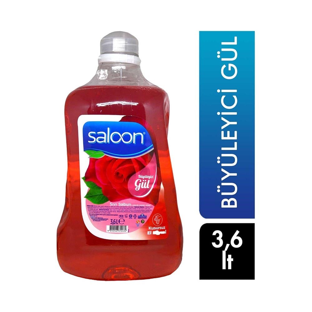 Saloon Sıvı El Sabunu 3,6 Lt Büyüleyici Gül