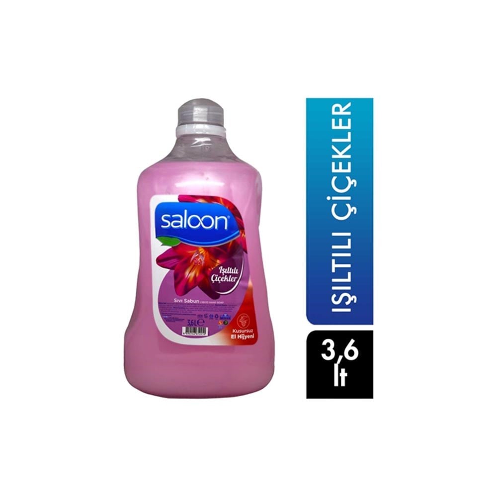 Saloon Sıvı El Sabunu 3,6 Lt Işıltılı Çiçekler