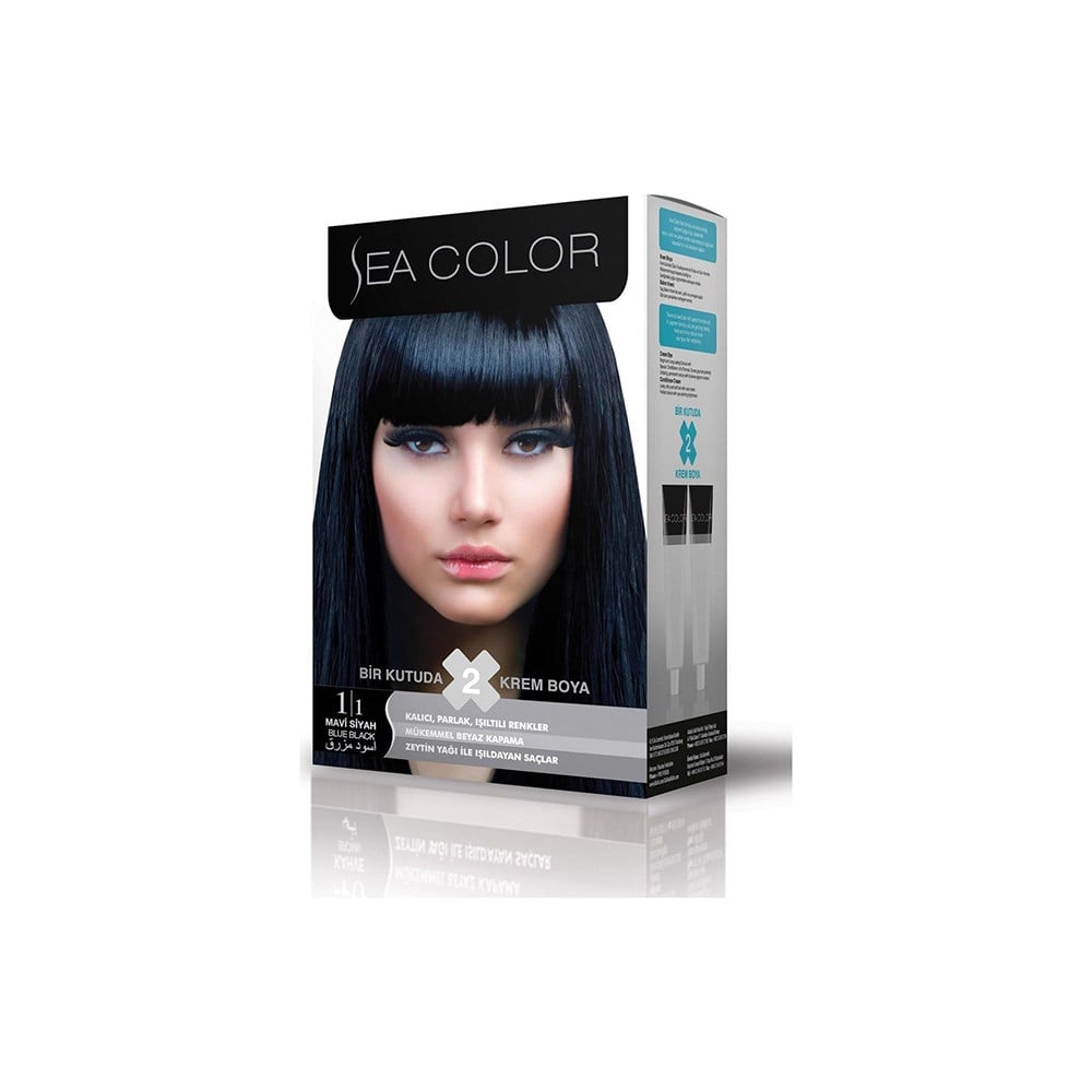 Sea Color Boya 1/1 Mavi Siyah