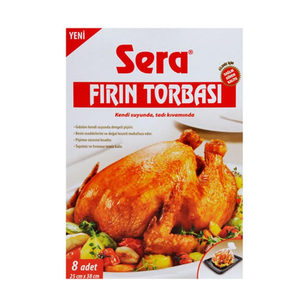 Sera Yanmaz Fırın Torbası 8 Adet