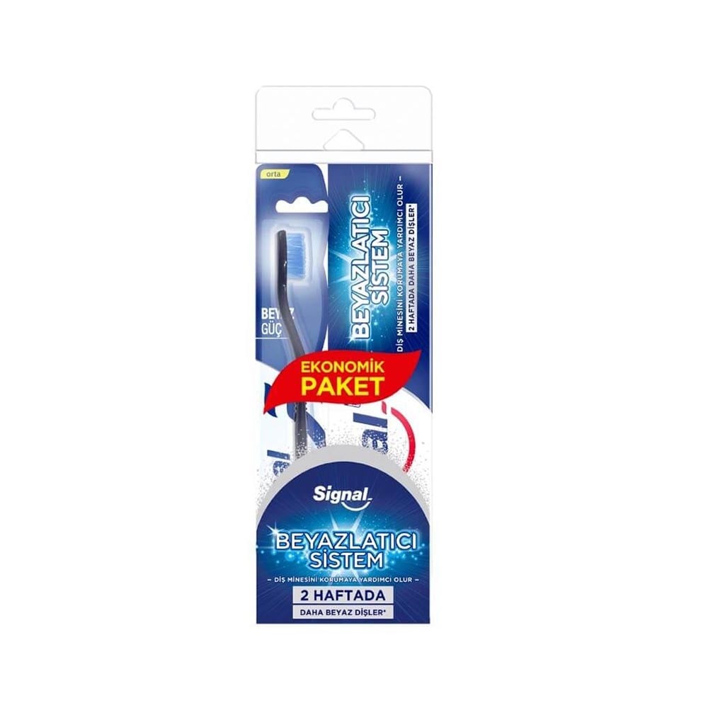 Signal Diş Fırçası Beyaz Güç + 75 Ml Beyazlatıcı Sistem