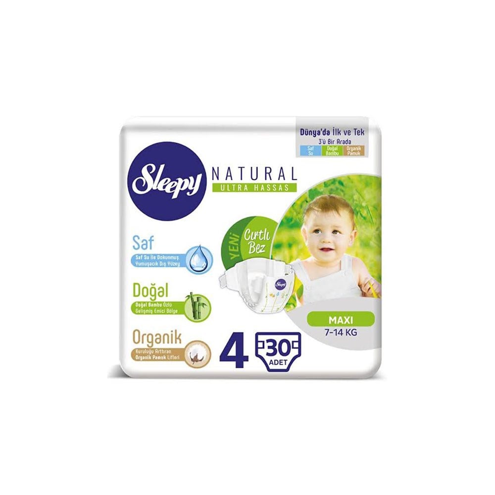 Sleepy Çocuk Bezi Külotlu 4 Maxi (7-14) Kg 30 Adet
