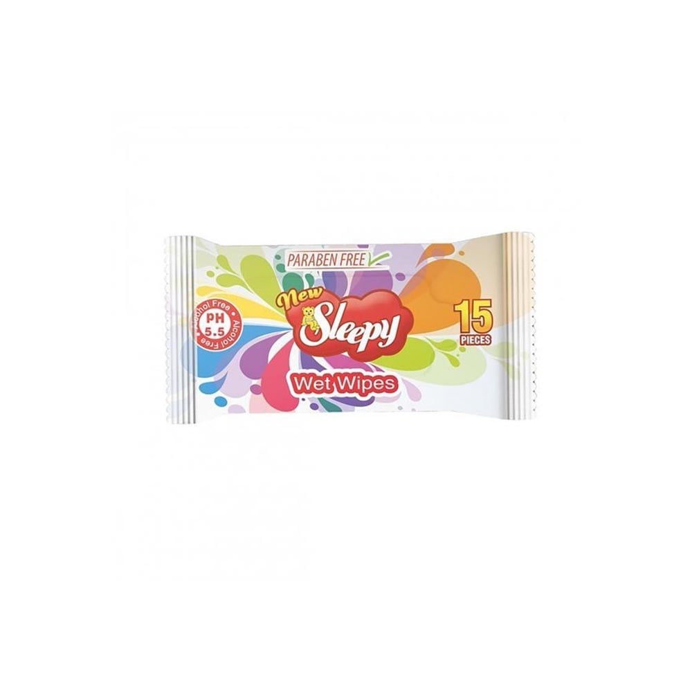 Sleepy Islak Cep Mendil 15 Adet Wet Wipes