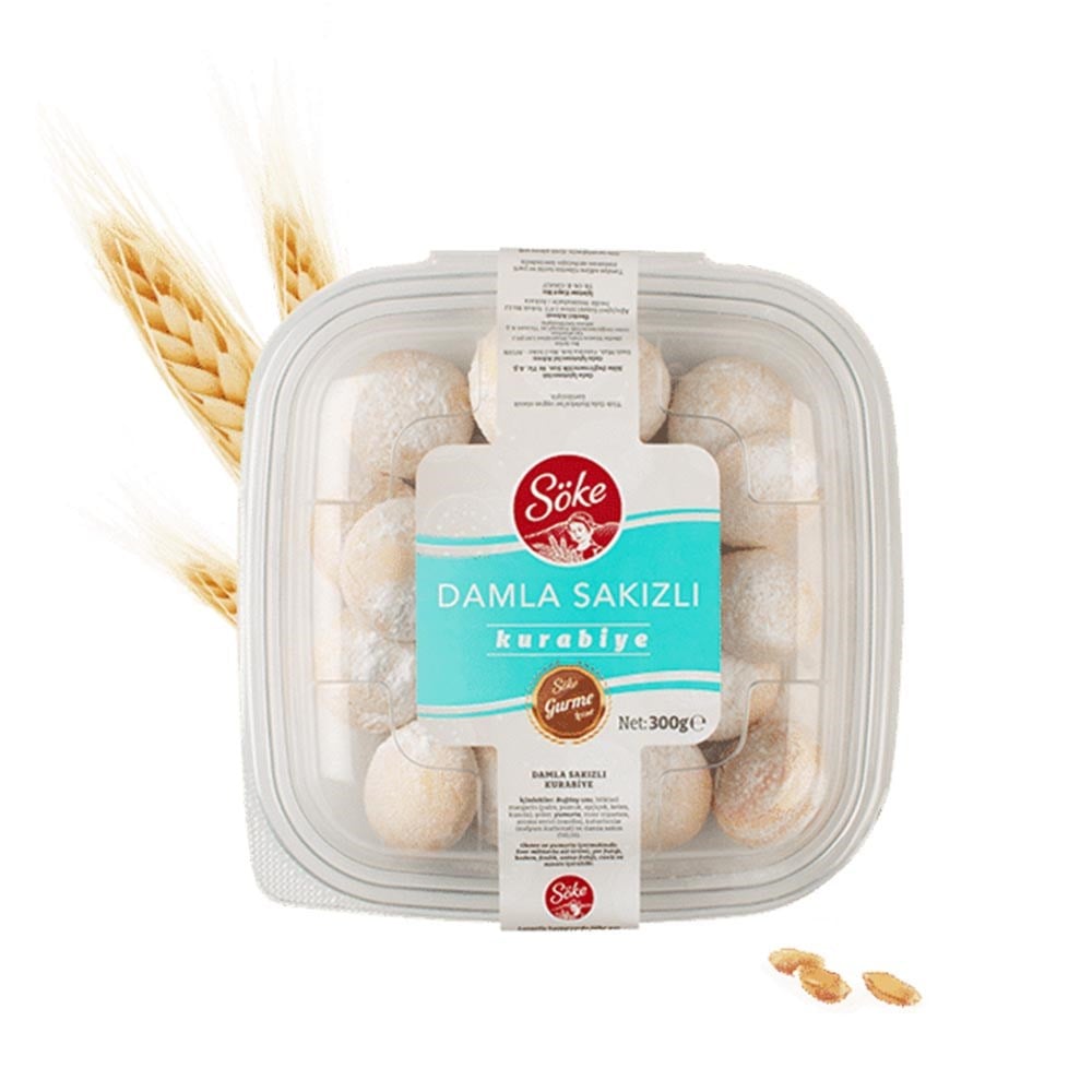 Söke Kurabiye 300 Gr Damla Sakızlı