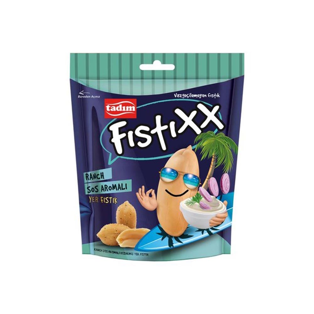 Tadım Fıstıx Yer Fıstığı Ranch Soslu 75 Gr