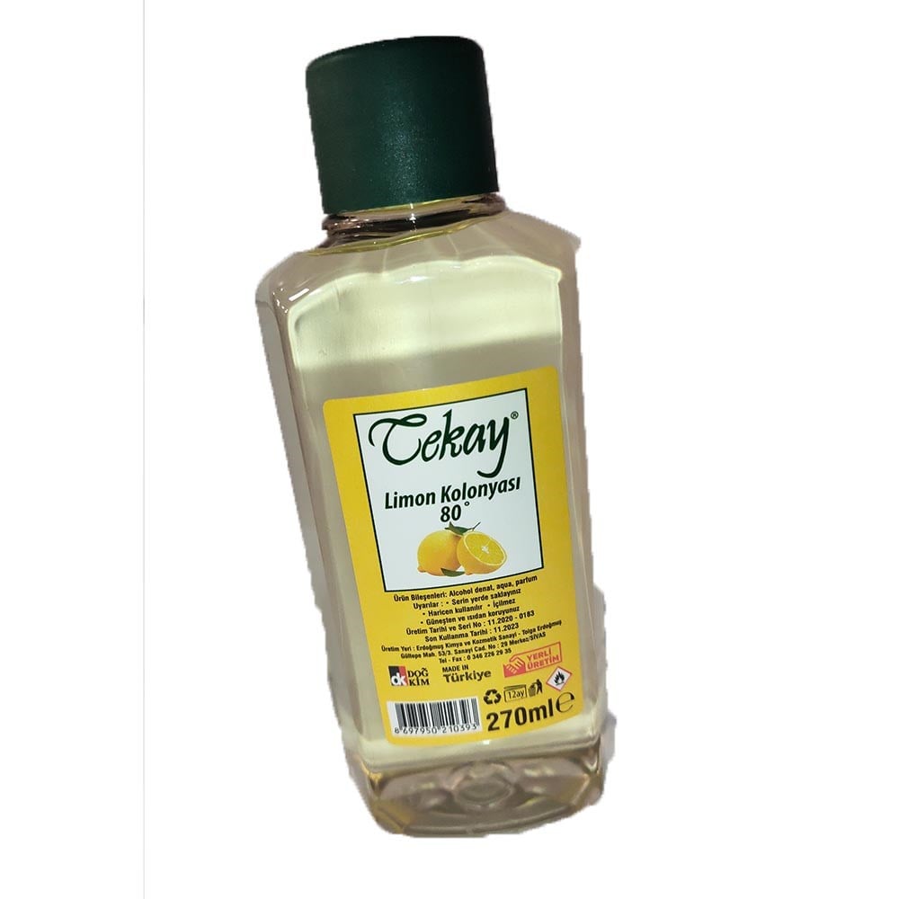 Tekay Kolonya 275 Ml Limon