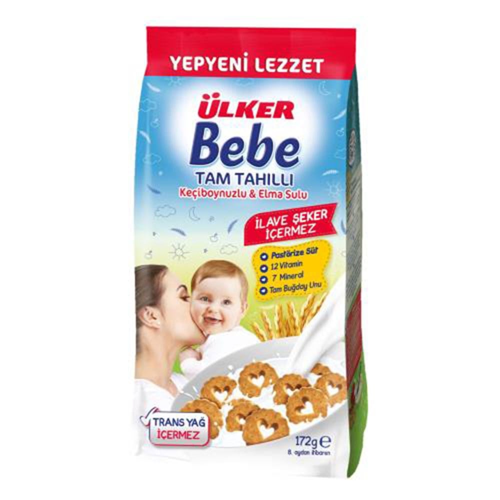 Ülker Bebe Bisküvisi 172 Gr Tam Tahıllı