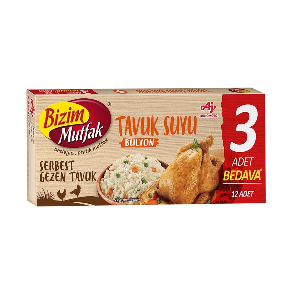 Ülker Bizim Bulyon 120 Gr Tavuk Az Tuzlu