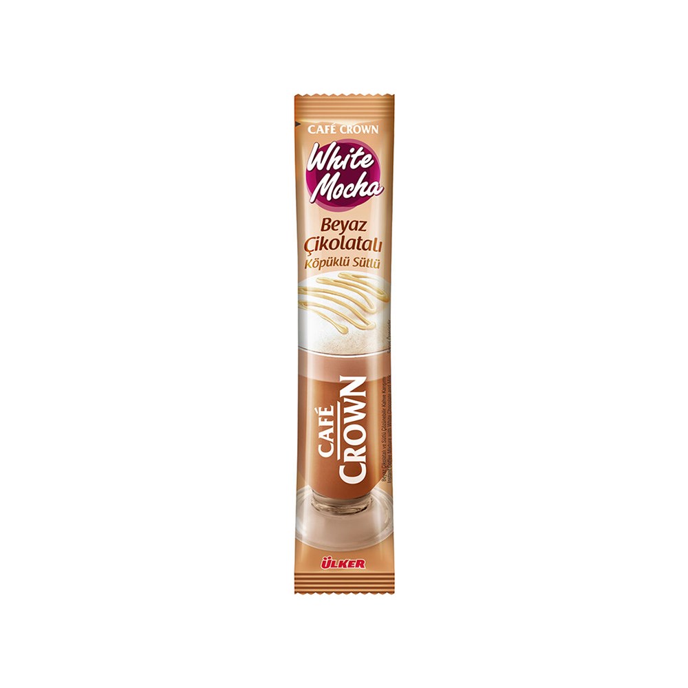 Ülker Cafe Crown Mocha 20 Gr Beyaz Çik. Köp.sütlü