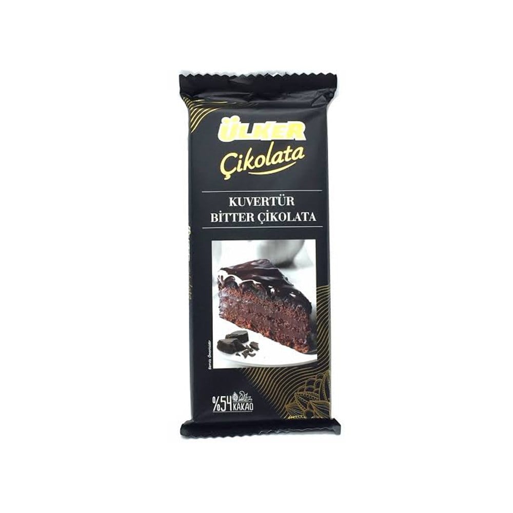 Ülker Çik.dikdörtgen.200 Gr Kuvertür Bitter %54 Kakao