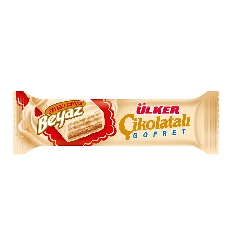Ülker Çikolatalı Gofret 35 Gr Beyaz