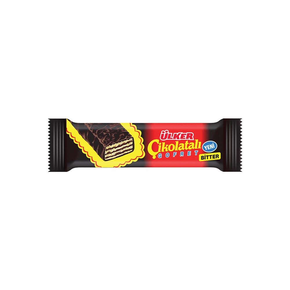Ülker Çikolatalı Gofret 39 Gr Bitter