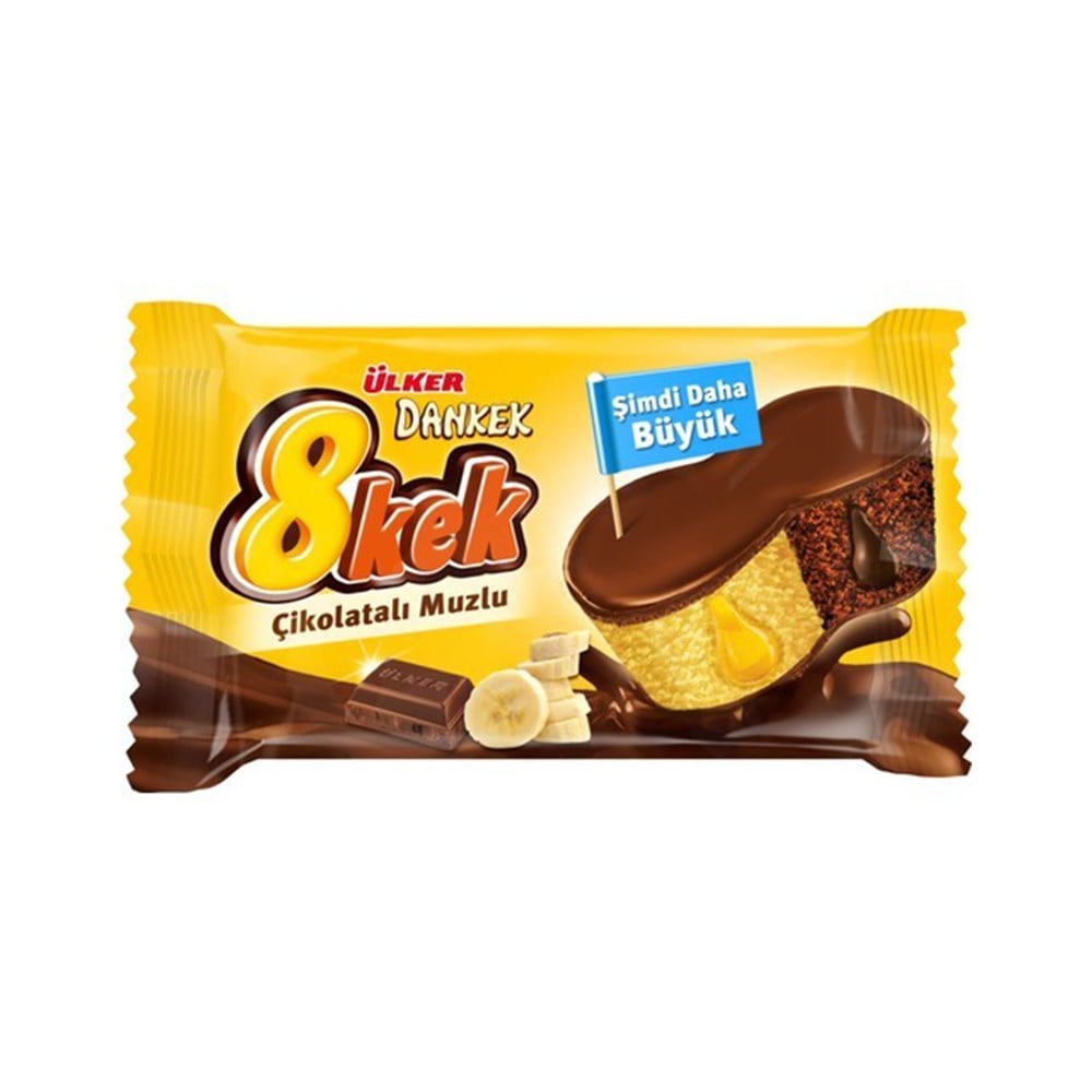 Ülker Dankek 8 Kek 55 Gr Çikolatalı Muzlu