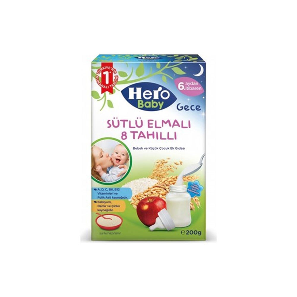 Ülker H.baby 200 Gr Sütlü Elmalı 8 Tahıllı