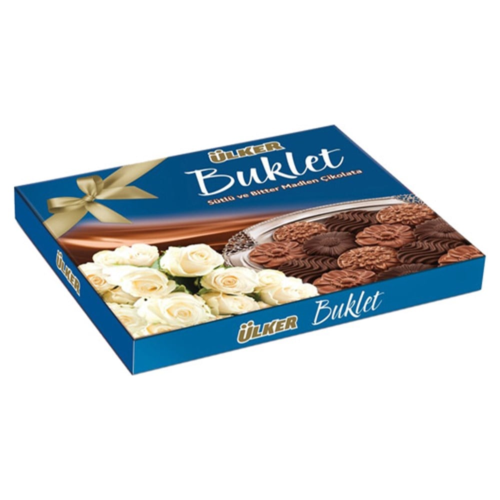 Ülker Hediyelik Çikolata 208 Gr Buklet Mavi-beyaz