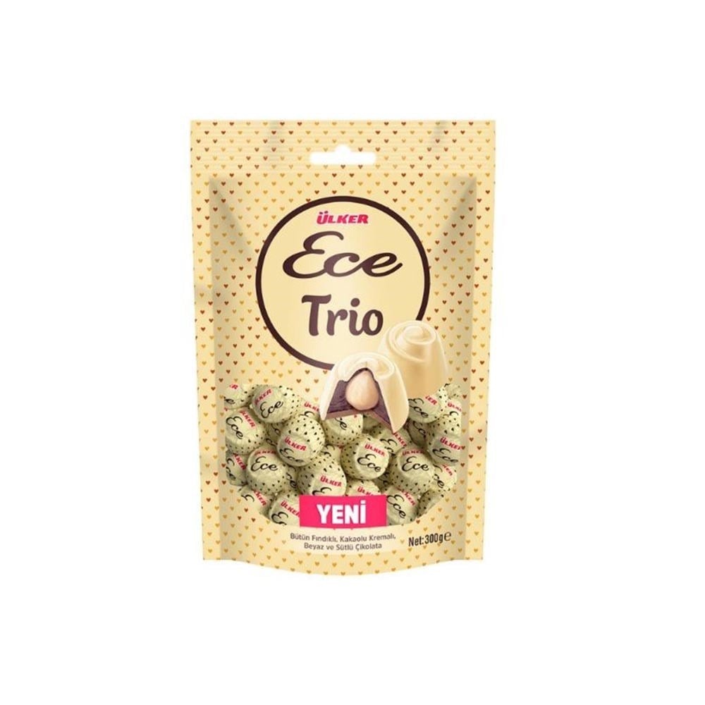 Ülker Hediyelik Çikolata 300 Gr Ece Trio Poşet