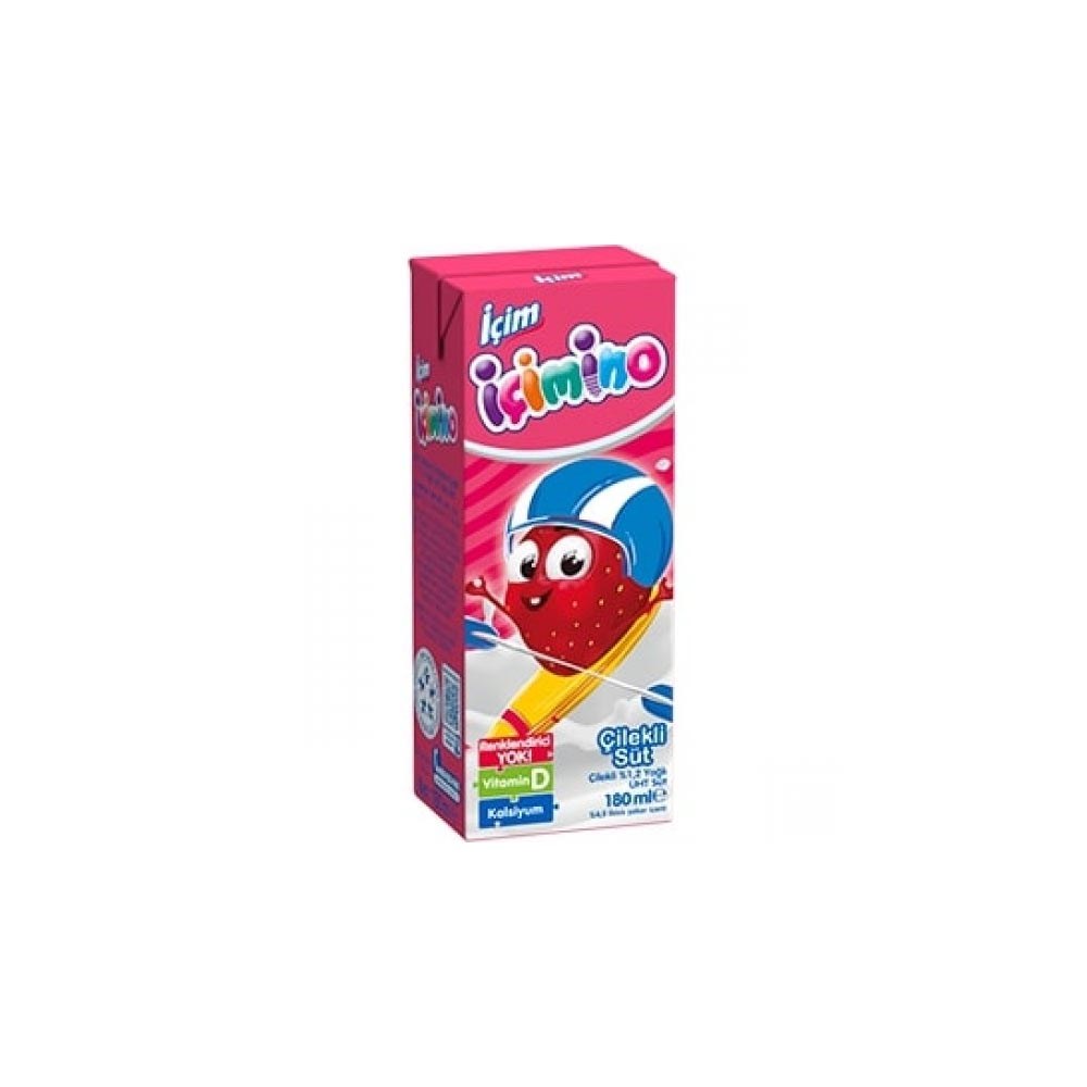 Ülker İçim Süt 180 Ml İçimino Çilekli