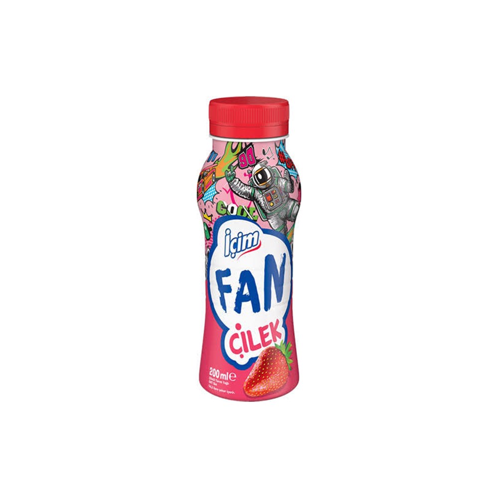Ülker İçim Süt Fan 200 Ml Çilekli