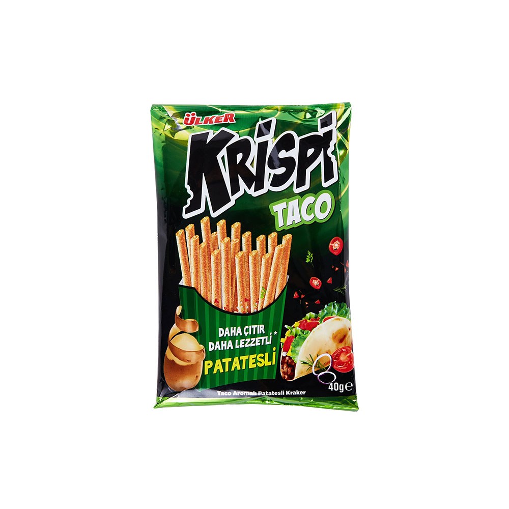 Ülker Krispi Kraker Taco Patatesli 40 Gr