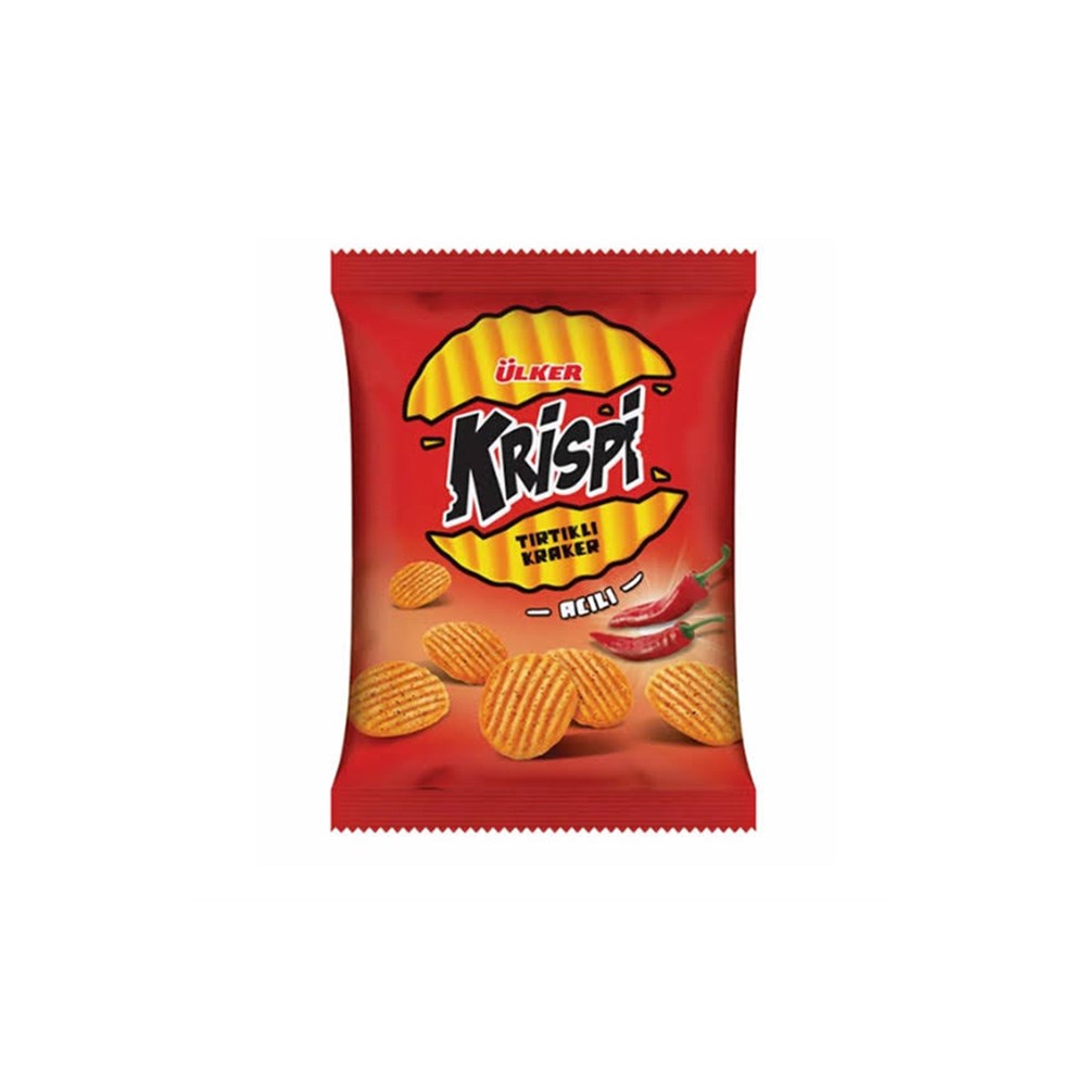 Ülker Krispi Tırtıklı Kraker 48 Gr Acılı