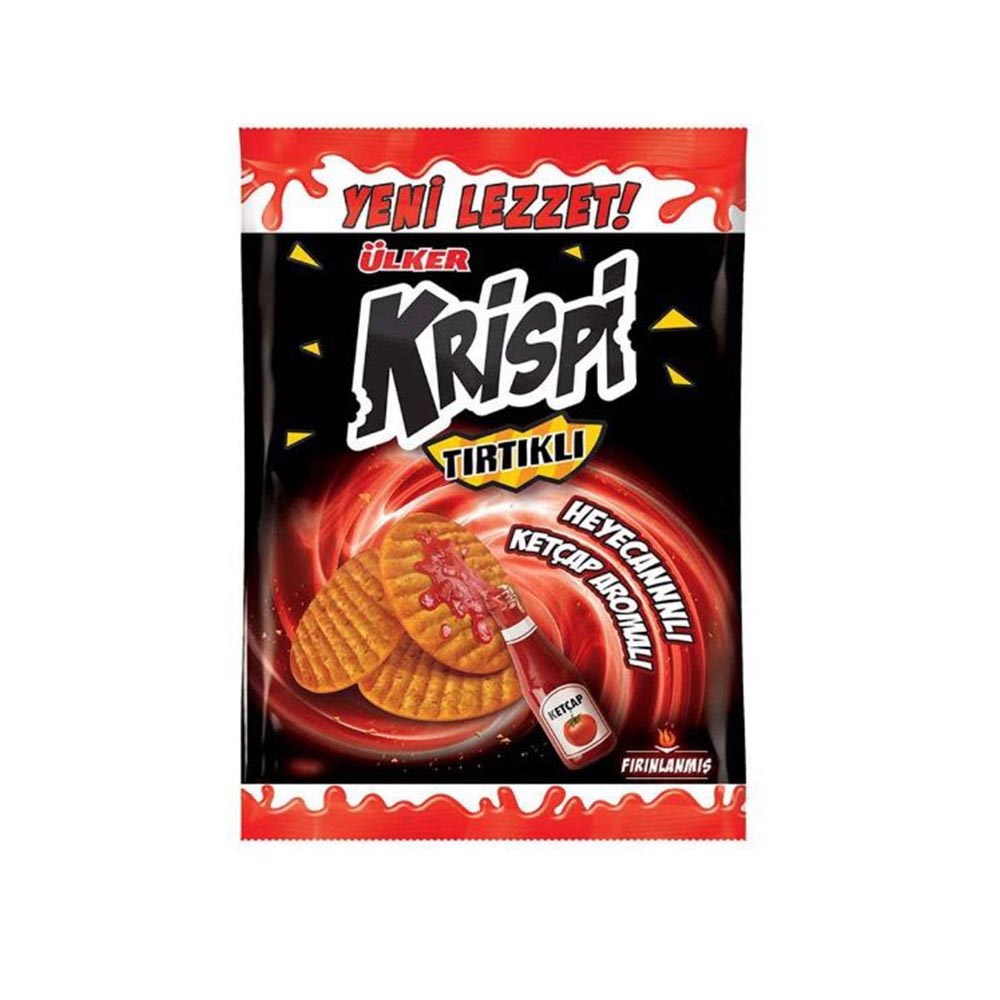 Ülker Krispi Tırtıklı Kraker Ketçaplı 48 Gr